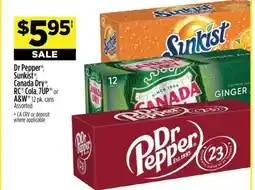 Dollar General Dr Pepper, Sunkist, Canada Dry, RC Cola, 7UP or A&W offer