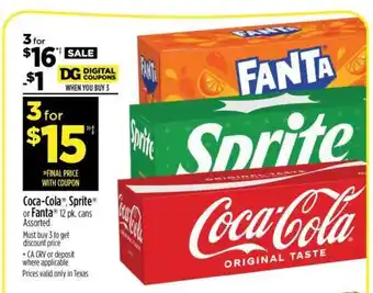 Dollar General Coca-Cola , Sprite or Fanta offer
