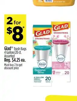 Dollar General Glad Trash Bags offer