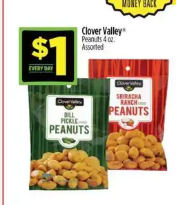 Dollar General Clover Valley Peanuts offer