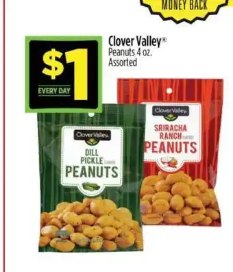 Dollar General Clover Valley Peanuts offer