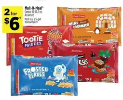 Dollar General Malt-O-Meal Cereal offer