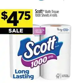Dollar General Scott Bath Tissue offer