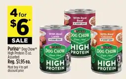 Dollar General Purina Dog Chow High Protein 13 oz offer