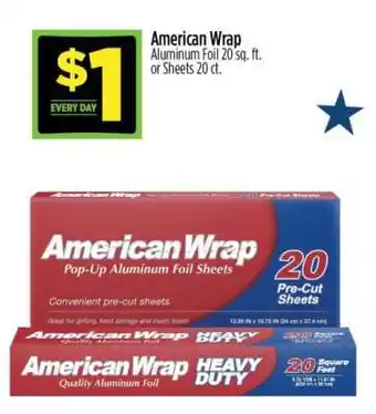 Dollar General American Wrap offer
