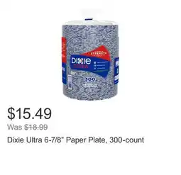 Costco Dixie Ultra 6-7/8 Paper Plate, 300-count offer
