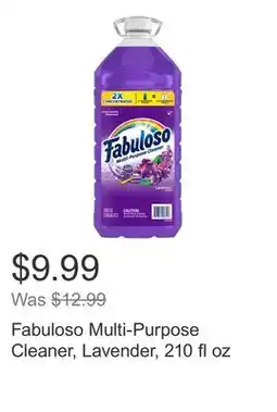 Costco Fabuloso Multi-Purpose Cleaner, Lavender, 210 fl oz offer