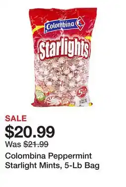 Office Depot Colombina Peppermint Starlight Mints, 5-Lb Bag offer