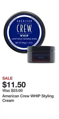 Ulta Beauty American Crew WHIP Styling Cream offer
