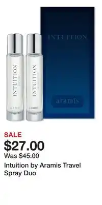 Ulta Beauty Intuition by Aramis Travel Spray Duo offer