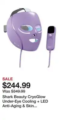 Ulta Beauty Shark Beauty CryoGlow Under-Eye Cooling + LED Anti-Aging & Skin Clearing Mask offer