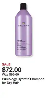 Ulta Beauty Pureology Hydrate Shampoo for Dry Hair offer