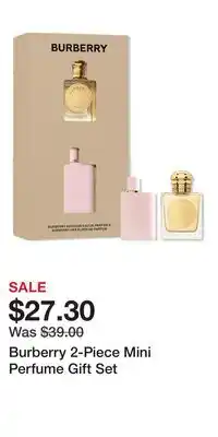 Ulta Beauty Burberry 2-Piece Mini Perfume Gift Set offer