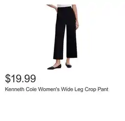 Costco Kenneth Cole Women's Wide Leg Crop Pant offer