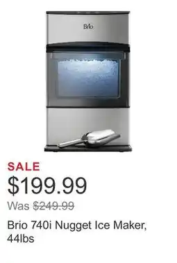 Costco Brio 740i Nugget Ice Maker, 44lbs offer