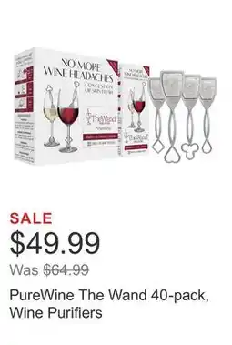 Costco PureWine The Wand 40-pack, Wine Purifiers offer