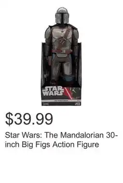 Costco Star Wars: The Mandalorian 30-inch Big Figs Action Figure offer