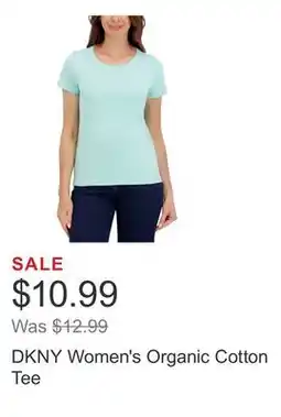 Costco DKNY Women's Organic Cotton Tee offer