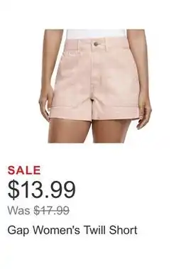 Costco Gap Women's Twill Short offer