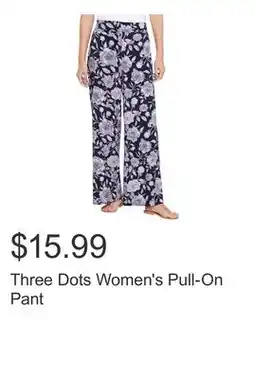 Costco Three Dots Women's Pull-On Pant offer
