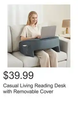 Costco Casual Living Reading Desk with Removable Cover offer