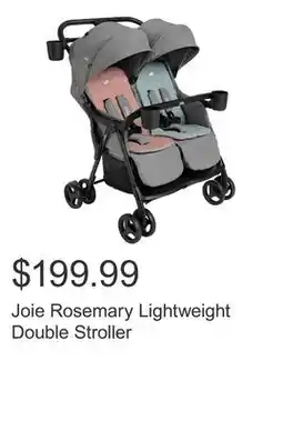 Costco Joie Rosemary Lightweight Double Stroller offer