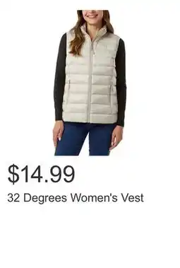 Costco 32 Degrees Women's Vest offer