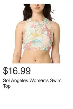 Costco Sol Angeles Women's Swim Top offer