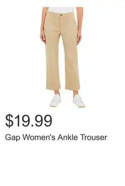 Costco Gap Women's Ankle Trouser offer
