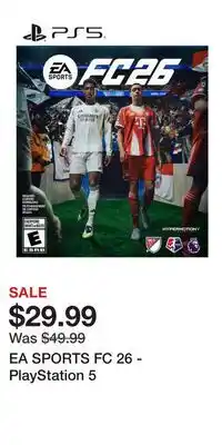 Game Stop EA SPORTS FC 26 - PlayStation 5 offer