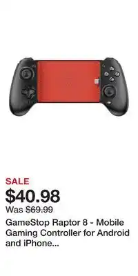 Game Stop GameStop Raptor 8 - Mobile Gaming Controller for Android and iPhone (USB-C) offer