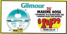 Ollie's Gilmour 25' MARINE HOSE offer