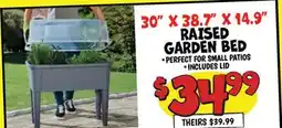 Ollie's 30 X 38.7 X 14.9 RAISED GARDEN BED offer