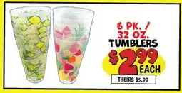 Ollie's TUMBLERS offer