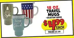 Ollie's 18 OZ. TRAVEL MUGS offer