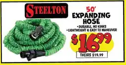 Ollie's STEELTON 50' EXPANDING HOSE offer