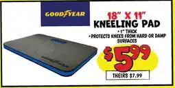 Ollie's GOODYEAR 18 X 11 KNEELING PAD offer