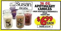 Ollie's SUSAN JACOBS APOTHECARY CANDLES offer