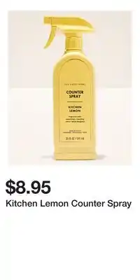 Bath & Body Works Kitchen Lemon Counter Spray offer