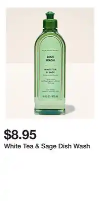 Bath & Body Works White Tea & Sage Dish Wash offer