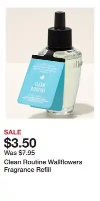 Bath & Body Works Clean Routine Wallflowers Fragrance Refill offer