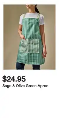 Bath & Body Works Sage & Olive Green Apron offer