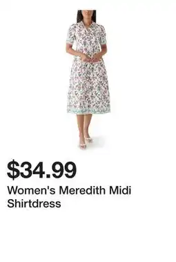 Belk Women's Meredith Midi Shirtdress offer