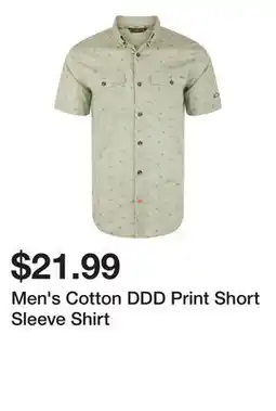 Belk Men's Cotton DDD Print Short Sleeve Shirt offer