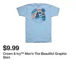 Belk Crown & Ivy Men's The Beautiful Graphic Shirt offer