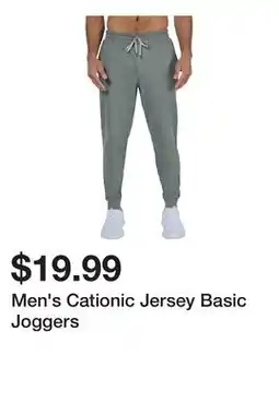 Belk Men's Cationic Jersey Basic Joggers offer