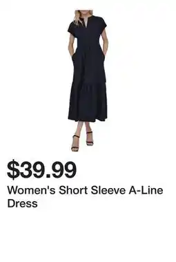 Belk Women's Short Sleeve A-Line Dress offer