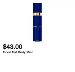 Belk Good Girl Body Mist offer