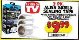Ollie's 3pk. ALIEN SHIELD SEALING TAPE offer