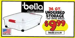Ollie's BELLA 36 QT. STORAGE SOLUTION offer